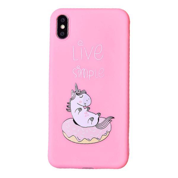 Live Simple Unicorn iPhone Case